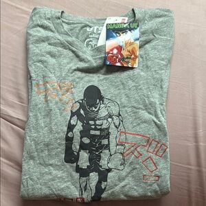 NWT Uniqlo Tee size S (US XS) & Hajime No Ippo 60th anniversary Manga Gray 2019